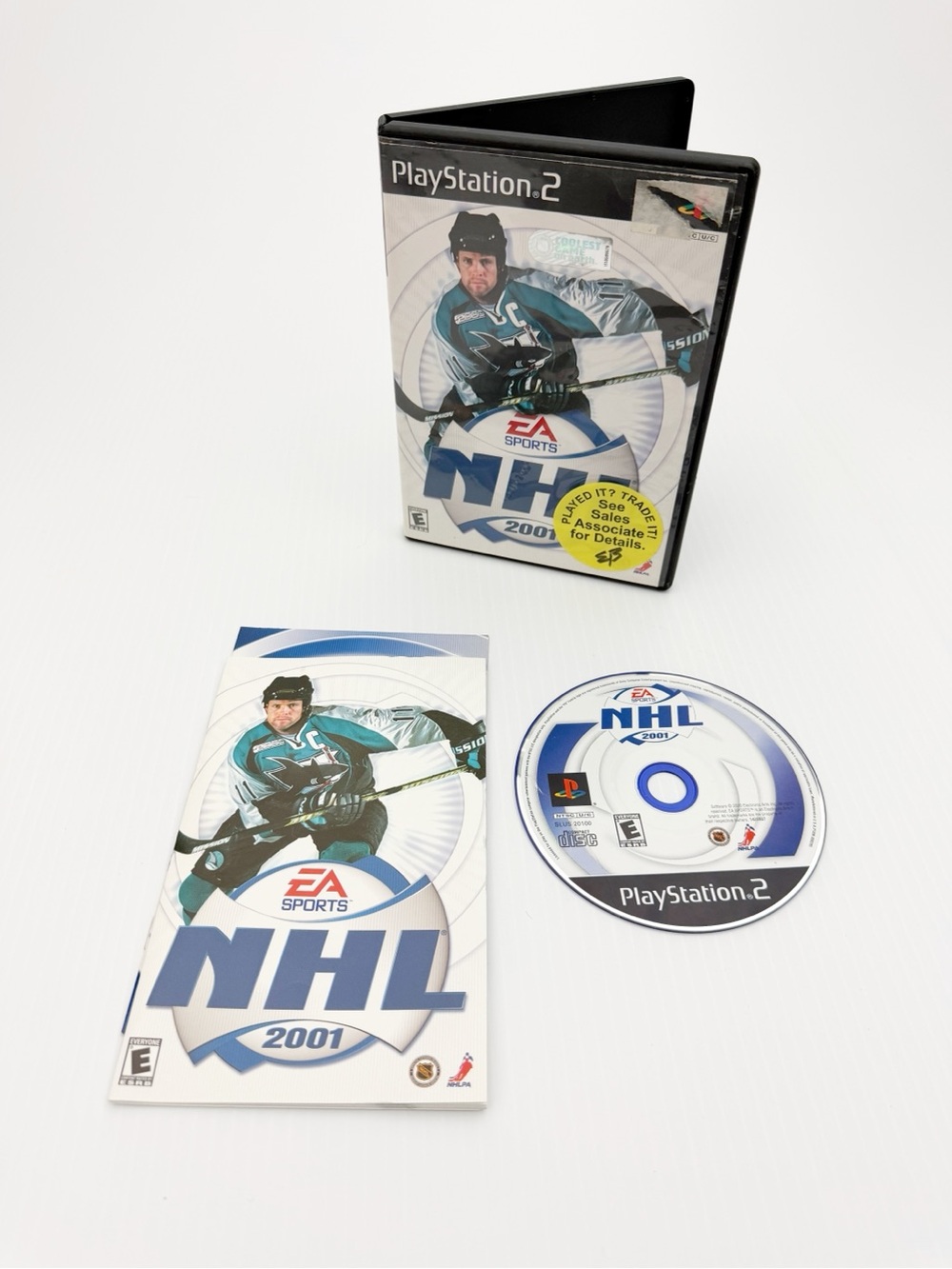 NHL 2001 Video Game for Sony PlayStation 2 PS2 Complete